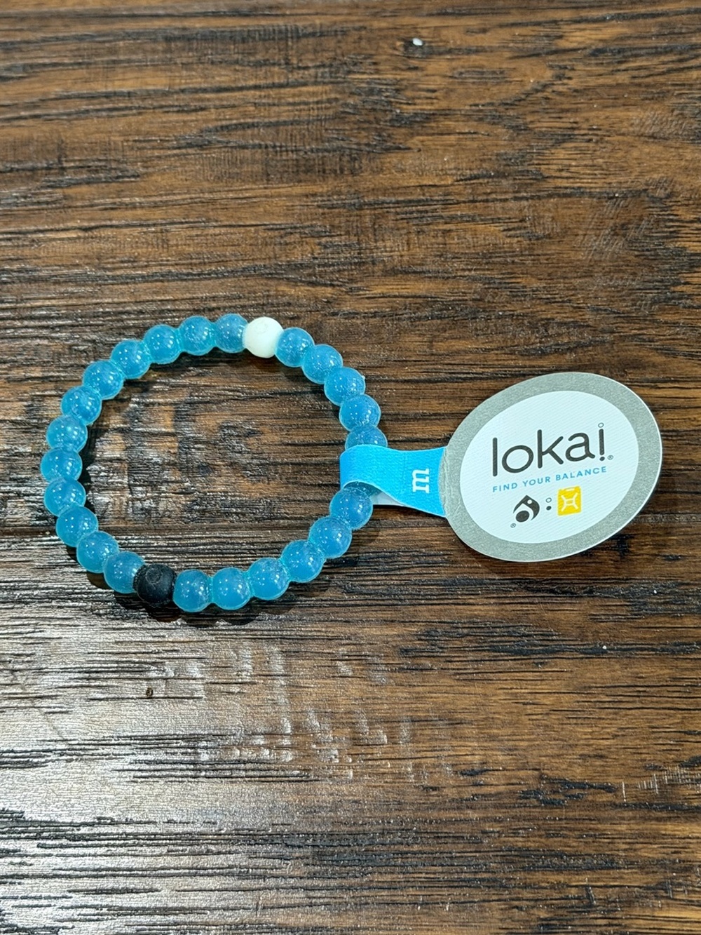 Lokai Blue Bracelet Size M